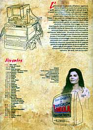 Mese di novembre - pagina di sinistra