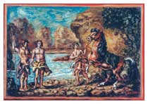 Imitazione de Gli argonauti, olio su tela, una delle opere più apprezzate di Giorgio 