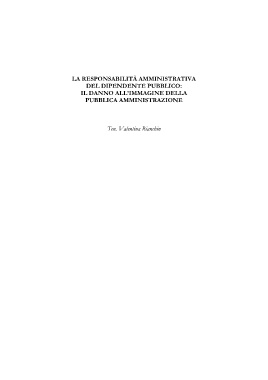 Problematiche Relative Al Danno All Immagine Della Pubblica Amministrazione Associazione Giuristi Di Amministrazione
