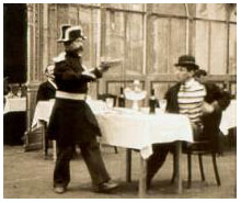 Robinet (Marcel Fabre) in "Robinet è geloso", 1914