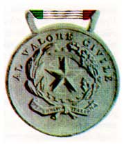 Medaglia d'Argento al Valor Civile.