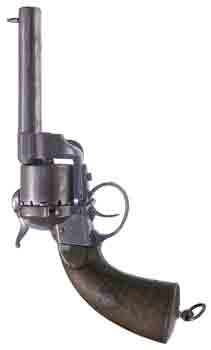 Pistola revolver da Carabiniere Reale modello 1861. Fu la prima arma adottata per essere portata al fianco e non alla fonda e in unico esemplare.