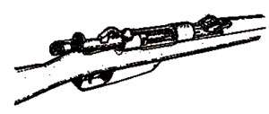 Dettaglio del moschetto da truppe speciali mod. 1891