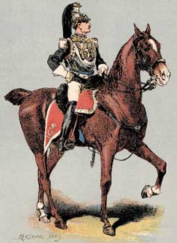 Quinto Cenni 'Tenente dello Squadrone Corazzieri Guardie del re' (1889)