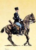 A. Degai, 'Vicebrigadiere a cavallo in piccola uniforme' (1912)
