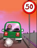 Vignetta con segnale di divieto.