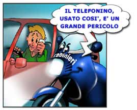 IL TELEFONINO USATO COSI', E' UN GRANDE PERICOLO
