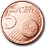 Faccia comune da 5 centesimi di Euro