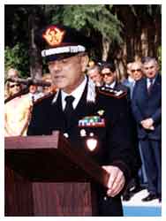 L'intervento del Comandante delle Scuole Gen. D. Salvatore Fenu 