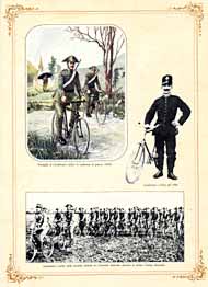 Carabinieri ciclisti di inizio '900