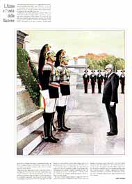 Il Presidente Sandro Pertini depone una corona al Milite Ignoto