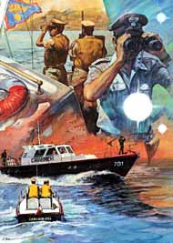Pagina dx. mese settembre 1987 - I Carabinieri del mare