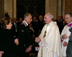 Il Comandante Generale saluta l'Ordinario Militare per l'Italia