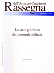 Copertina del Supplemento alla rassegna nr. 3/2003 - Serie "Atti" - nr. 1