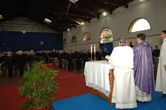 Celebrazione della Santa Messa alla Scuola Allievi Carabinieri di Roma