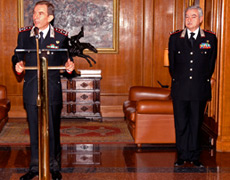 Il Comandante Generale Leonardo Gallitelli ed il Capo di Stato Maggiore Arturo Esposito