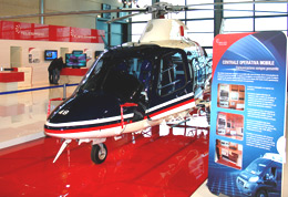 Elicottero Agusta 109 Power in esposizione al Salone