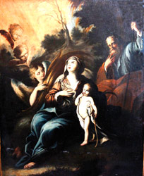 Sacra Famiglia - olio su tela falsamente attribuito al maestro Luca Giordano