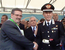 Il generale Leonardo Gallitelli riceve la Cittadinanza Onoraria dal sindaco di Pastrengo on. Mario Rizzi