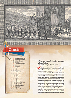 Il ritorno a Torino di Vittorio Emanuele e la fondazione del Corpo dei Carabinieri Reali