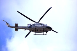 Elicottero AB 412 durante l'esercitazione