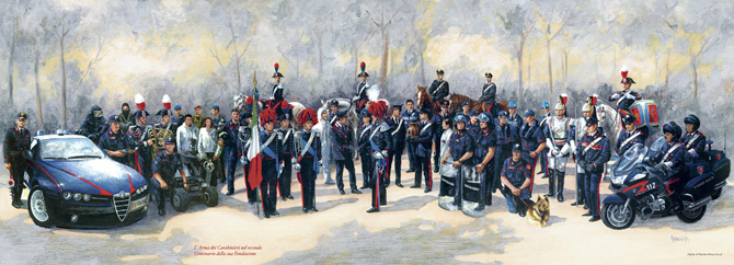 Calendario 2014 - L'Arma dei Carabinieri nel secondo Centenario della sua Fondazione