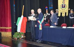 Consegnata dal Sindaco DE LUCA la cittadinanza onoraria all’Arma dei Carabinieri.