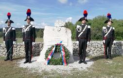 Inaugurazione del Monumento in Memoria di tutti i Carabinieri infoibati