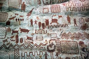 FOTO A - Cappella Sistina della preistoria scoperta in Amazzonia
