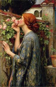FOTO E - Lo Spirito della Rosa dì John William Waterhouse 1903