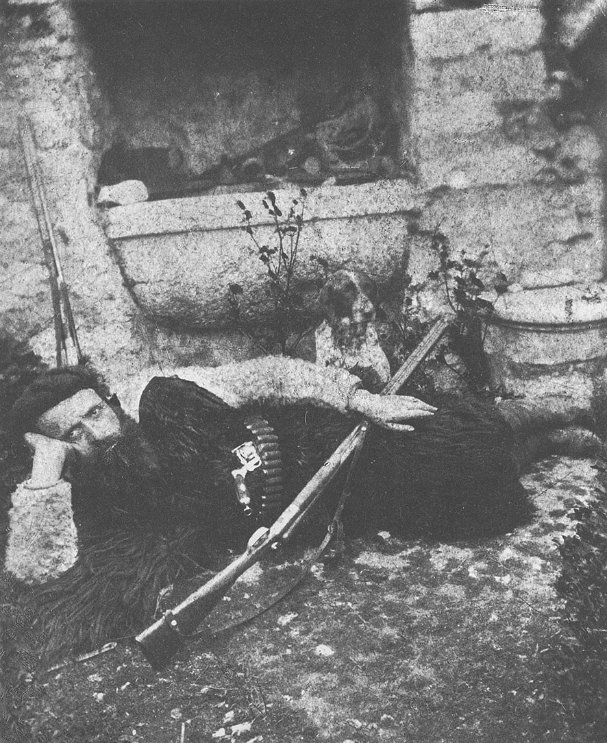 Brigadiere Bergia in un travestimento