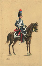 Carabiniere a cavallo, 1833