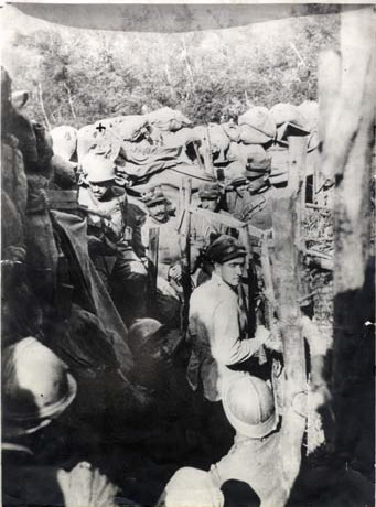 Carabinieri e Fanti sul Podgora