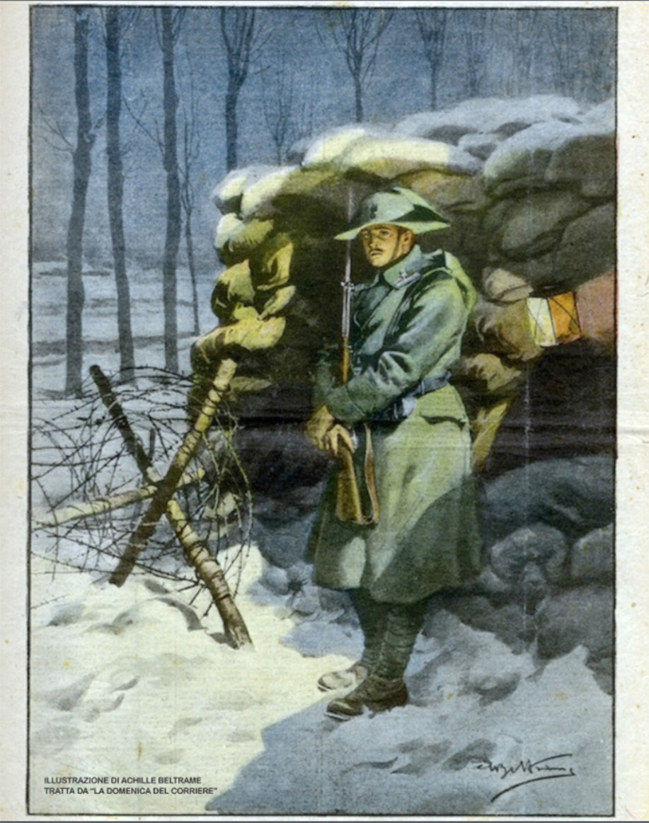 Il Carabiniere Disegno di Achille Beltrame