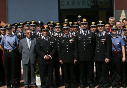 Il Comandante Generale con il personale del Reparto Territoriale di Locri (RC)
