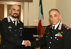 Il Gen.C.A. Gianfrancesco Siazzu ed Ten.Col. Francesco Iacono