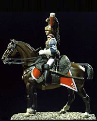 1890 - Brigadiere dei Carabinieri Guardie del Re in grande uniforme - Figurino dipinto da Marco Giuliani