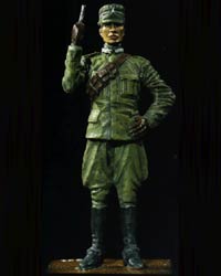 1915-18 - Ufficiale in uniforme da guerra - Figurino dipinto da Marco Quagliariello