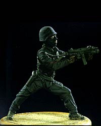 1978 - Carabiniere del G.I.S. (Gruppo di Intervento Speciale) - Figurino dipinto da Angelo Renato Boggia