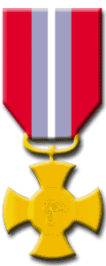 Recto della Croce di bronzo al Merito dell'Arma dei Carabinieri