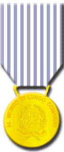 Recto della Medalglia d'oro al merito di Lungo Comando