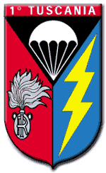 Distintivo del 1° Reggimento Carabinieri Paracadutisti 'Tuscania'
