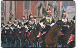 Immagine raffigurante Carabinieri Corazzieri a cavallo