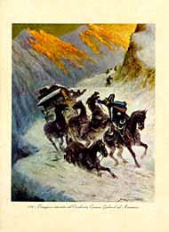 1830 - Coraggioso intervento del Carabiniere Cipriano Gabencel  sul Moncenisio