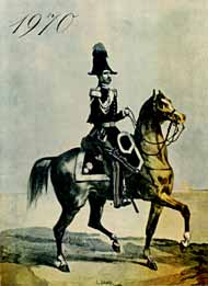 In copertina Carabiniere a cavallo 1833 di L. David