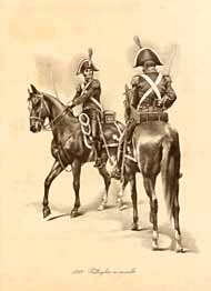 1818 - Pattuglia a cavallo