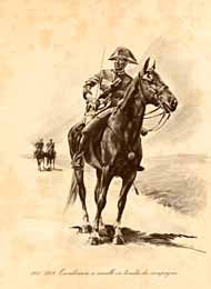1915 - 1918 - Carabiniere a cavallo in tenuta da campagna