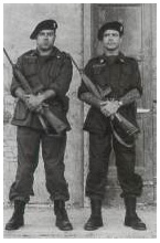 Carlo Verdone e Enrico Montesano in "I due Carabinieri", regia di Carlo Verdone, 1984
