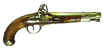 Pistola da Cavalleria usata dai Carabinieri a cavallo all'epoca della loro istituzione.