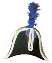 Cappello della grande montura da carabiniere del 1822.
